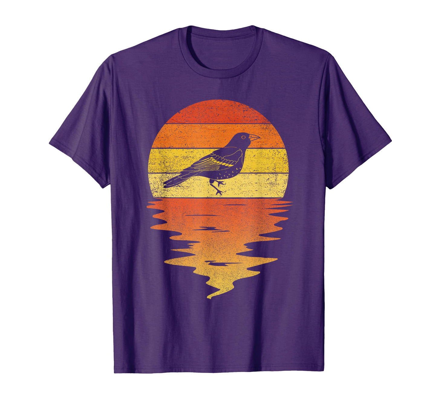 bird oriole shirt retro sunset vintage oriole birds T-Shirt