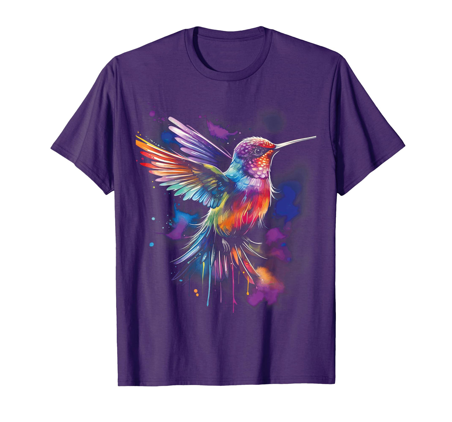 Hummingbird Artwork Bird Birds T-Shirt
