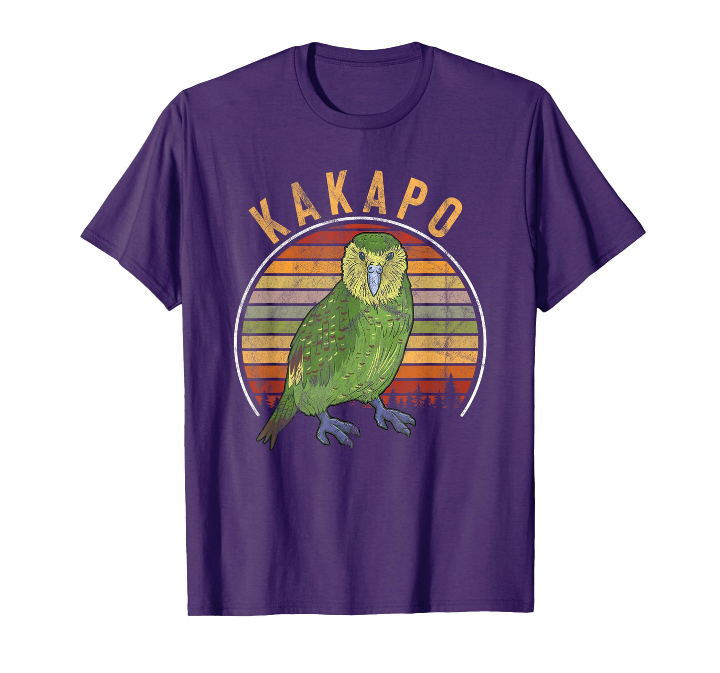 Vintage Kakapo Retro Parrot Bird T-Shirt