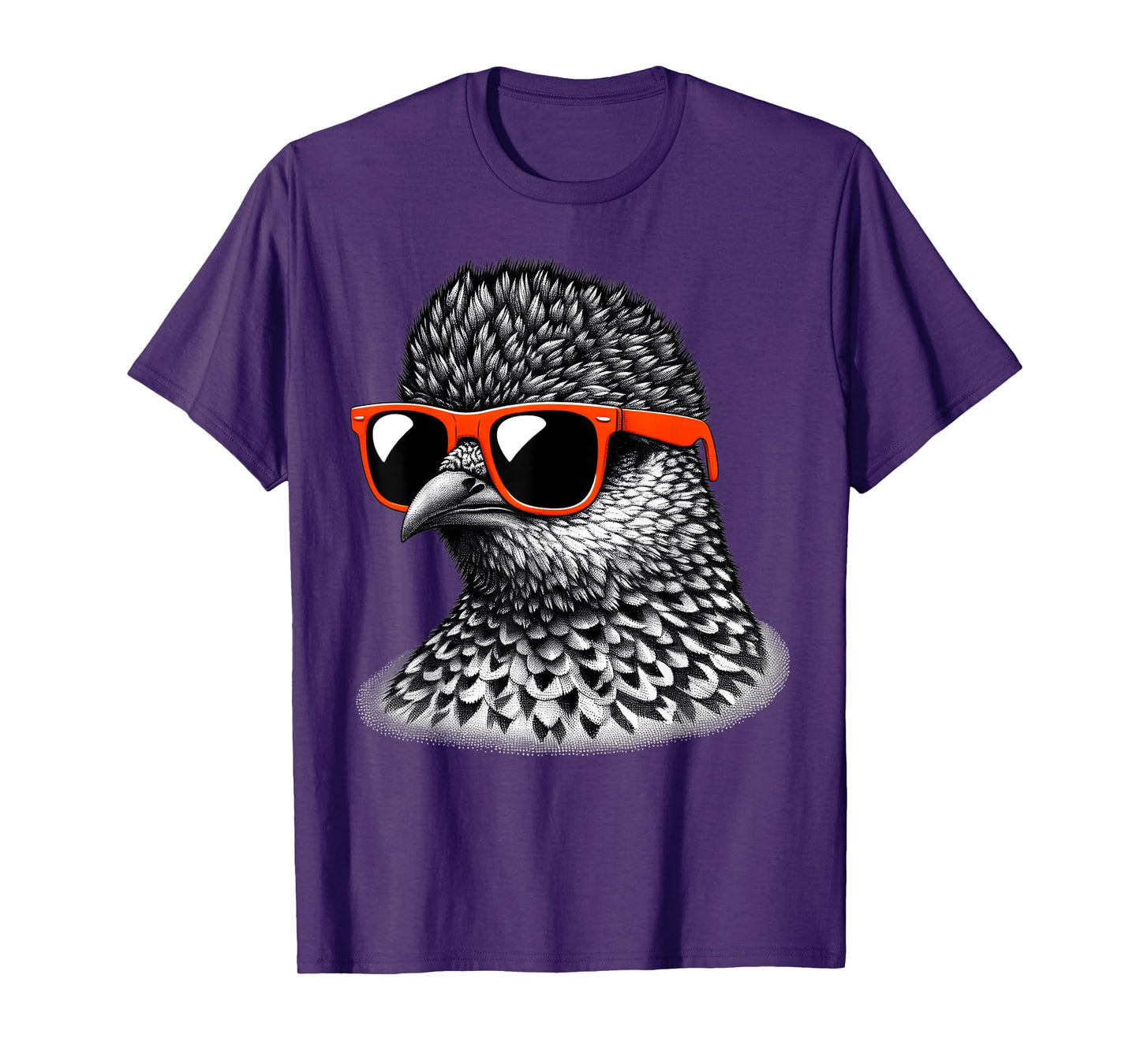 Cool Ptarmigan Bird Wearing Sunglasses Graphic Art T-Shirt