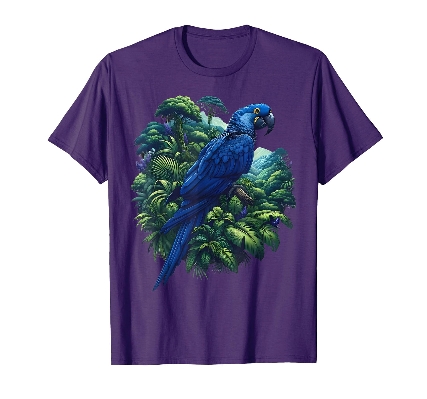 Rainforest Parrot Tropical Wildlife Birdwatchers Macaw T-Shirt
