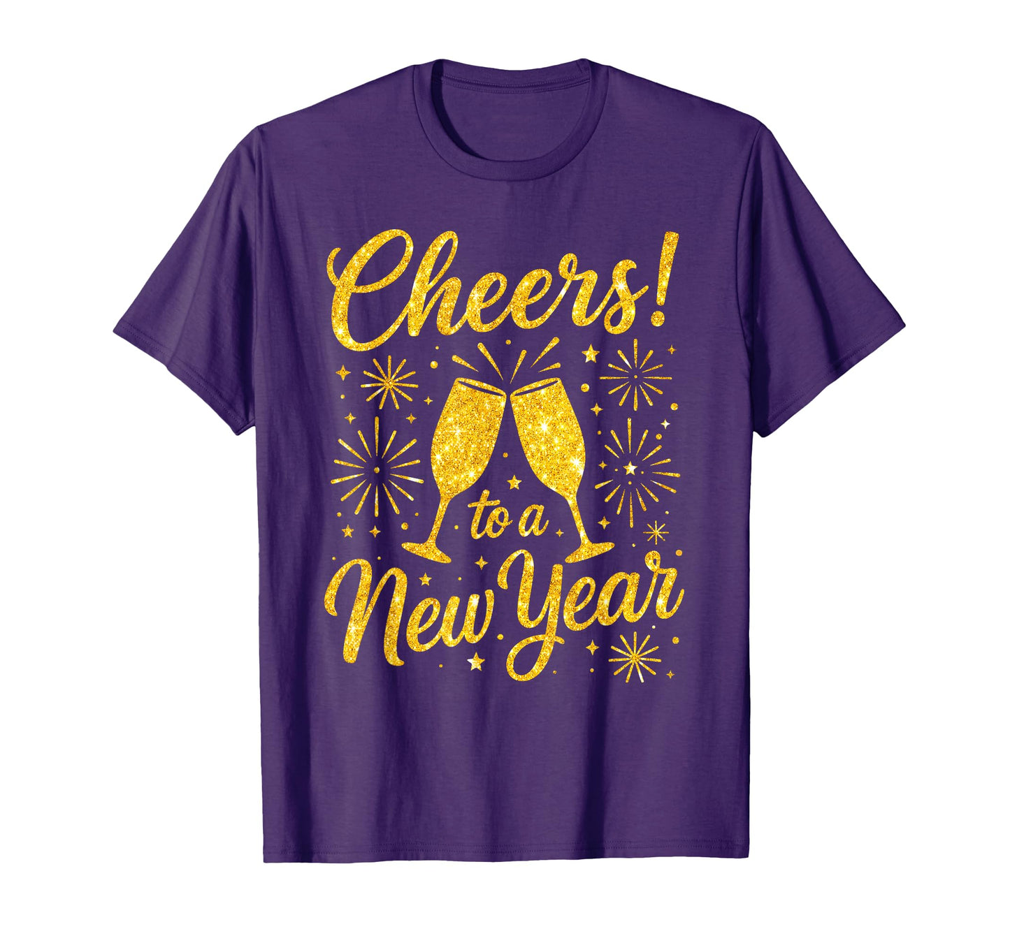 Happy New Year 2026 Cheers to A New Year Fireworks T-Shirt