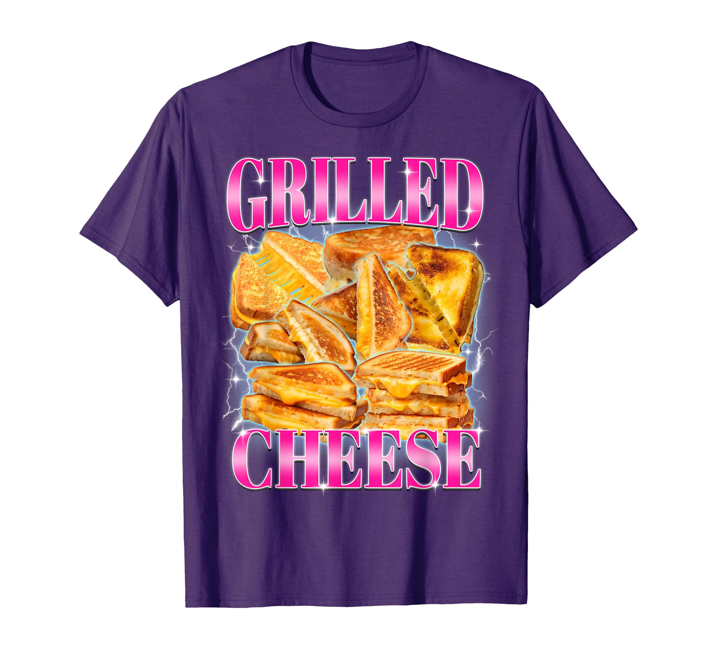 Funny Food Meme Grilled Cheese Sandwiches Food Lover T-Shirt