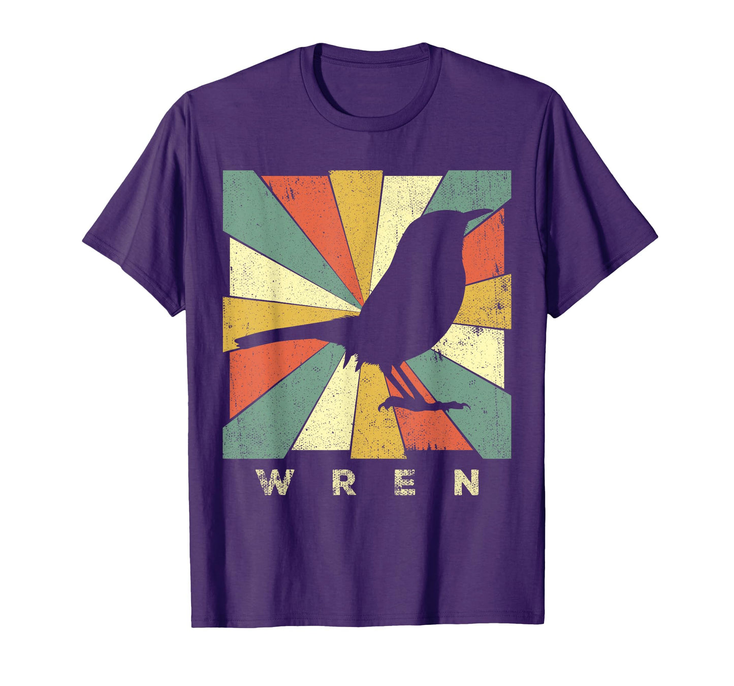 Vintage Wren Bird Lover Retro Style Animal T-Shirt