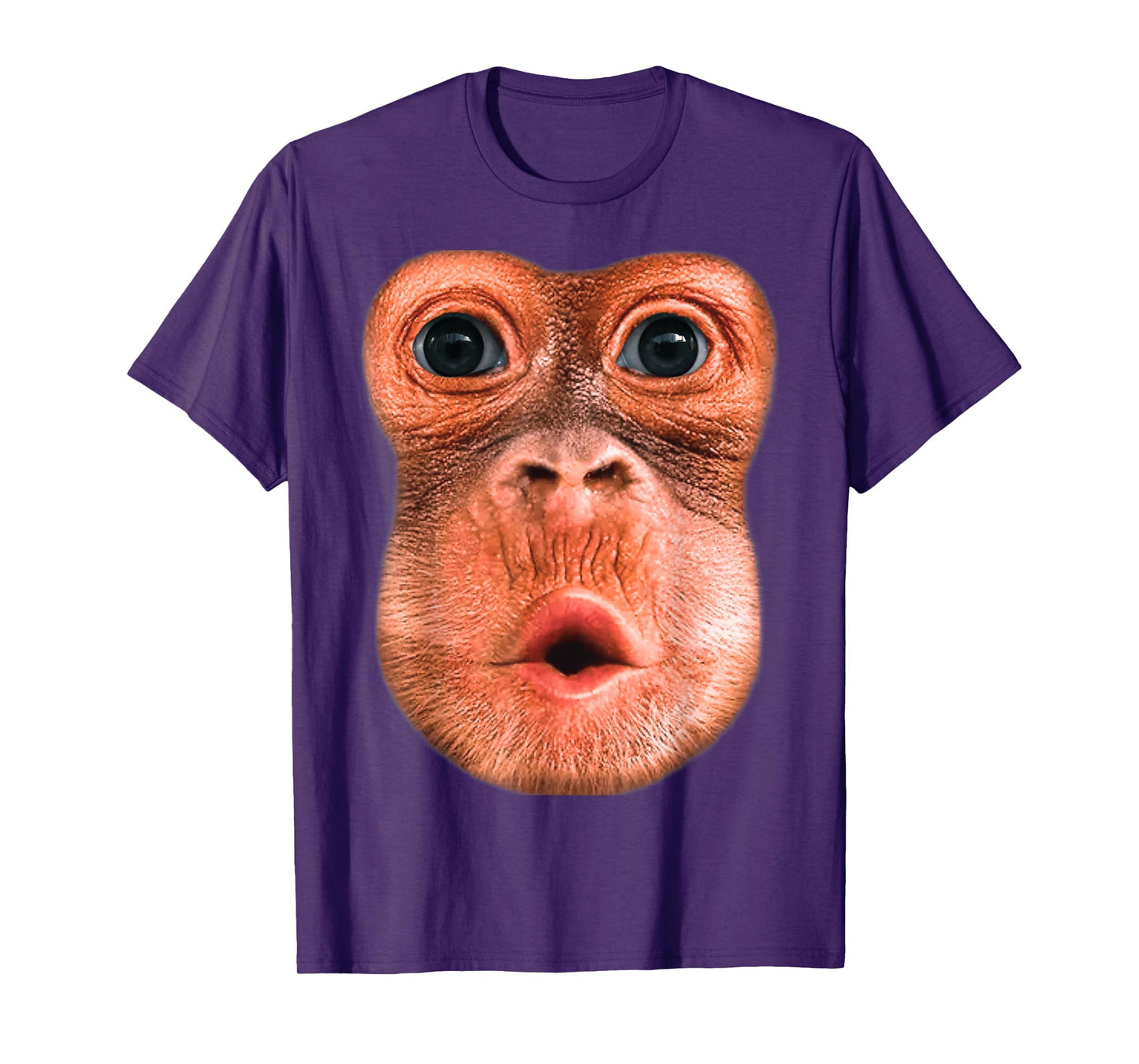 Funny Monkey Blowing Stomach Face, Monkey Blow Stomach Face T-Shirt