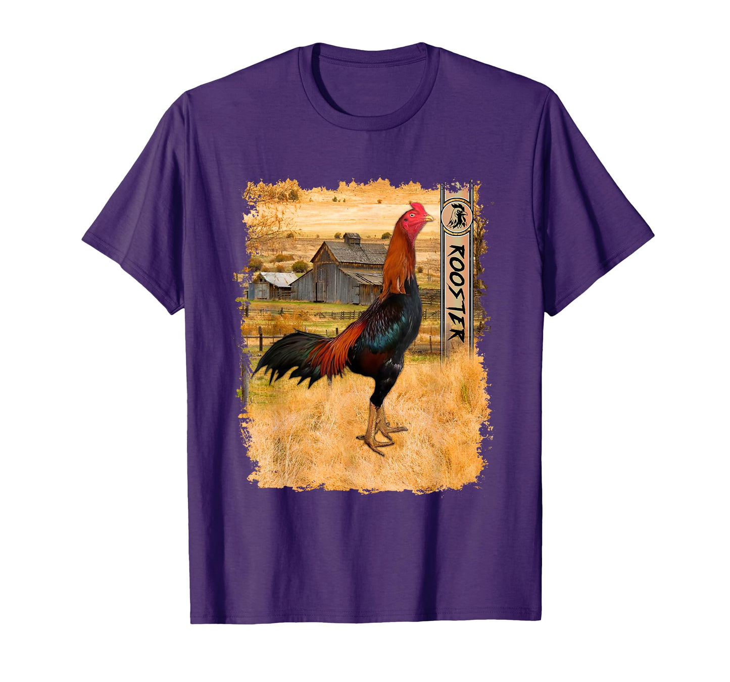 Vintage Rooster Cock Chicken Fight Enthusiast T-Shirt