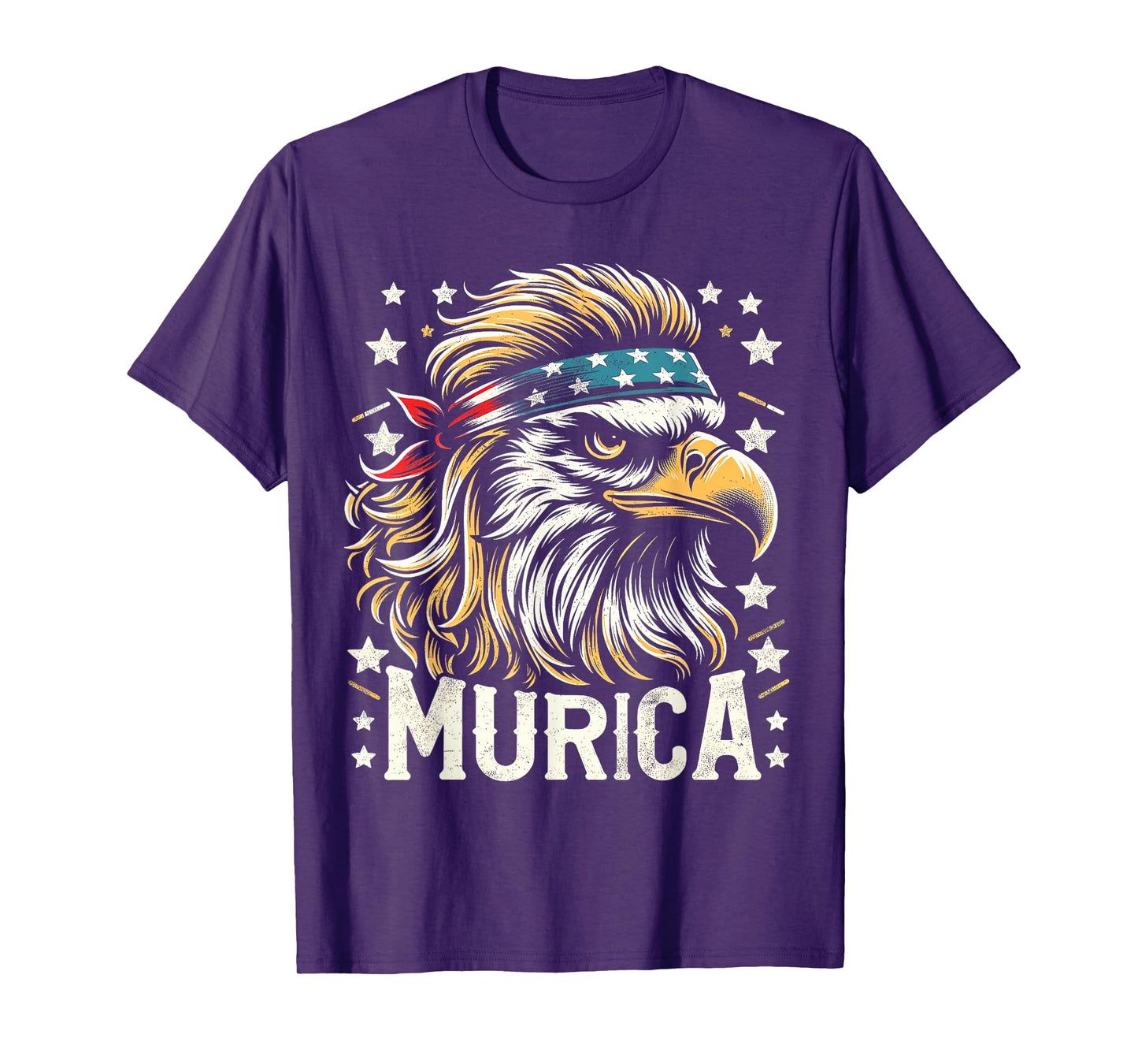 4th of July Patriotic Funny Eagle July 4th USA Murica T-Shirt