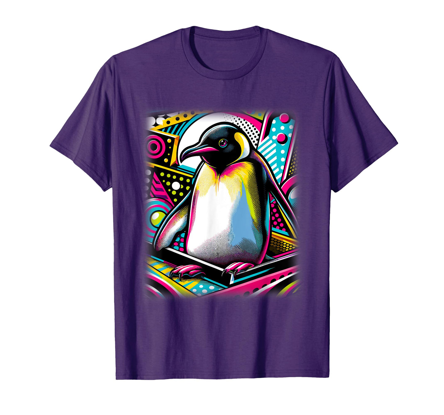 Cool Popart Penguin Lover Pop-Art Penguin T-Shirt