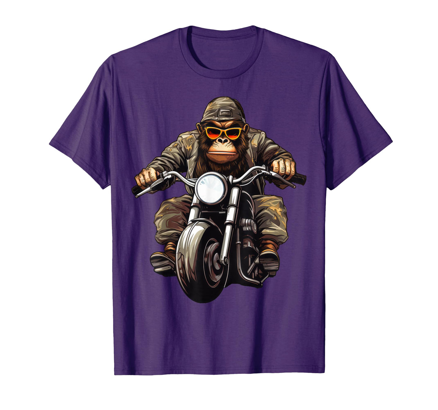 Monkey Motorcycle / Motorcyclist Monkey T-Shirt