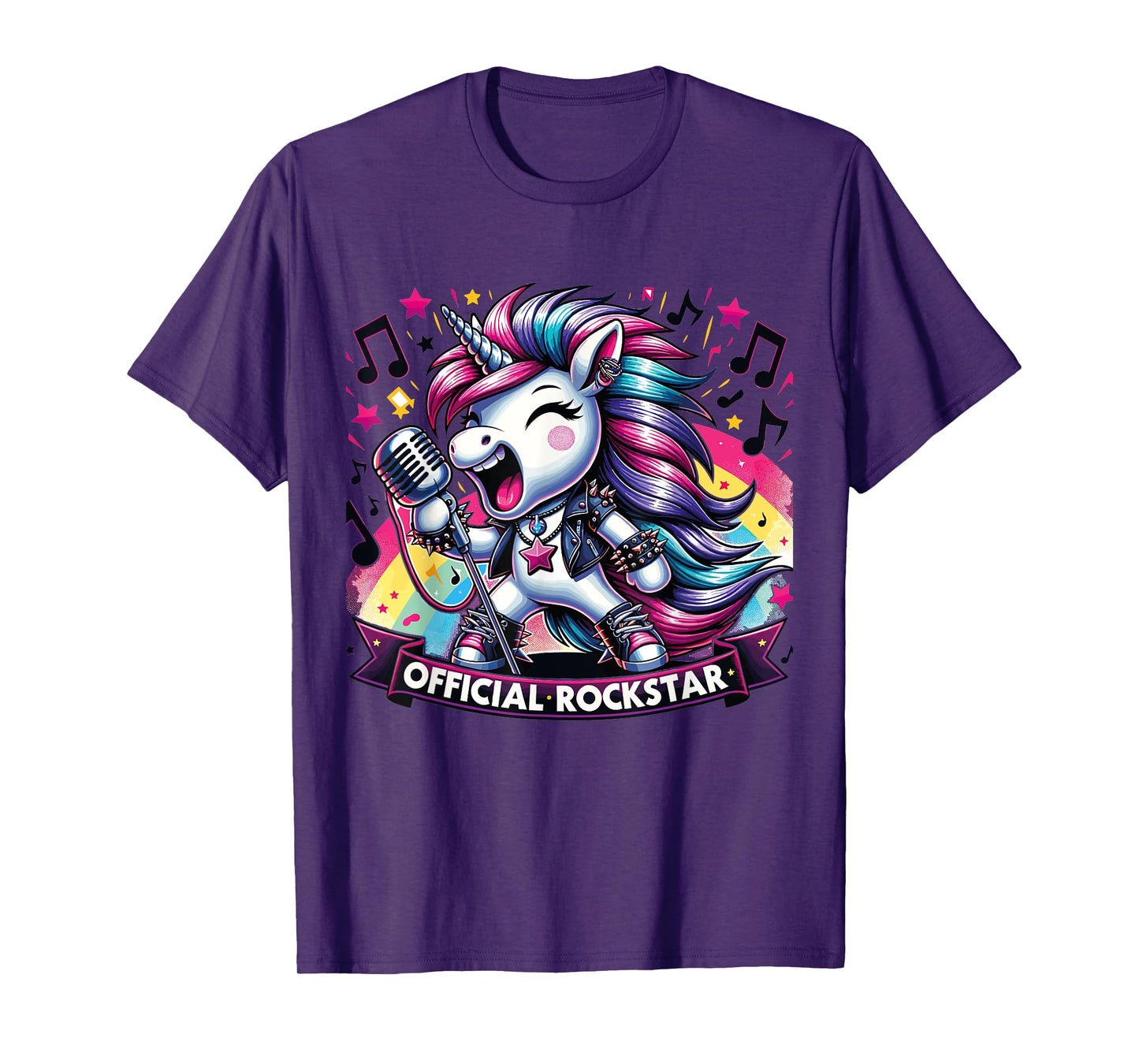 Funny unicorn Singer Rockstar Band official rockstar T-Shirt