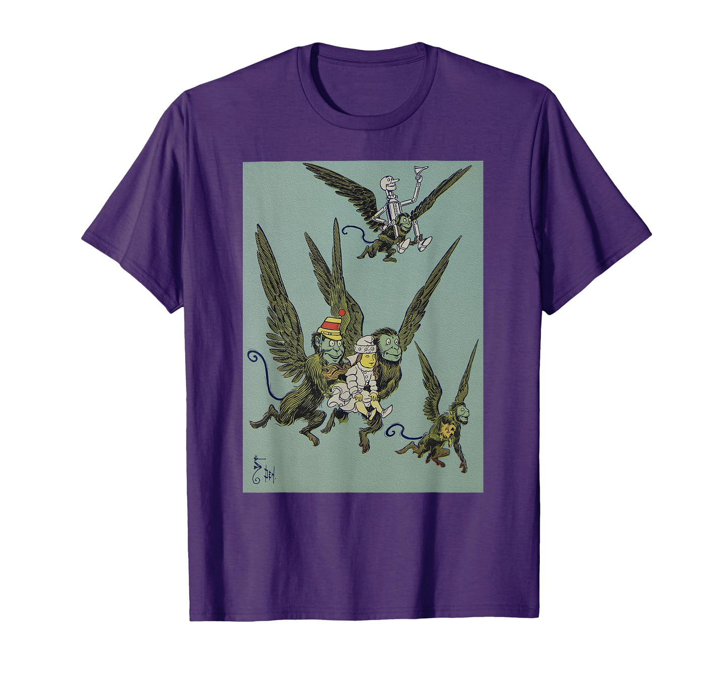 Wizard of OZ Winged Flying Monkey Shirt-Dorothy Toto Tin Man T-Shirt