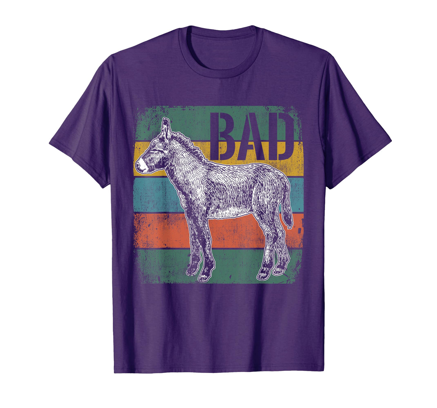 Bad Ass Badass Donkey Cool Cute Donkeys Meme T-Shirt