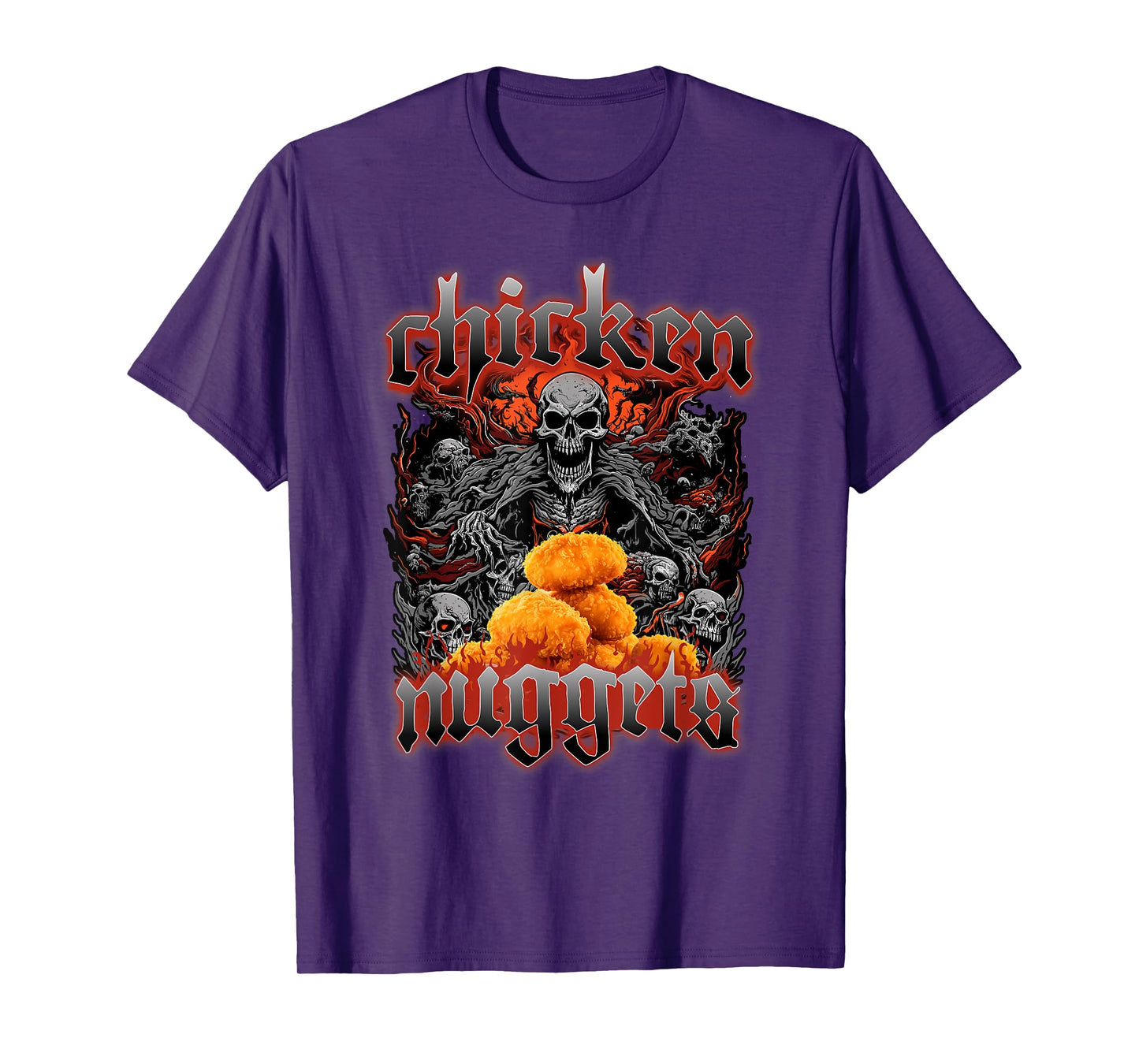 Chicken Nuggets Death Metal Kids Nuggies Chicken Nuggets T-Shirt
