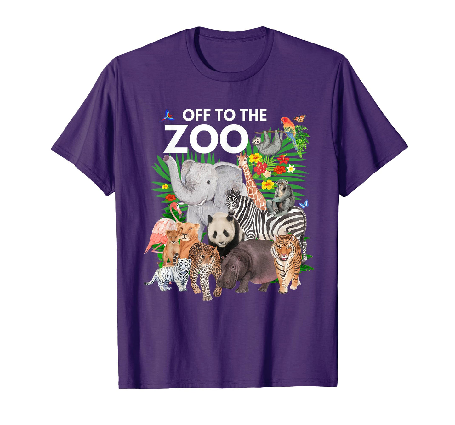 Zoo Animals Safari Party A Day At The Zoo Safari Zoo Animal T-Shirt