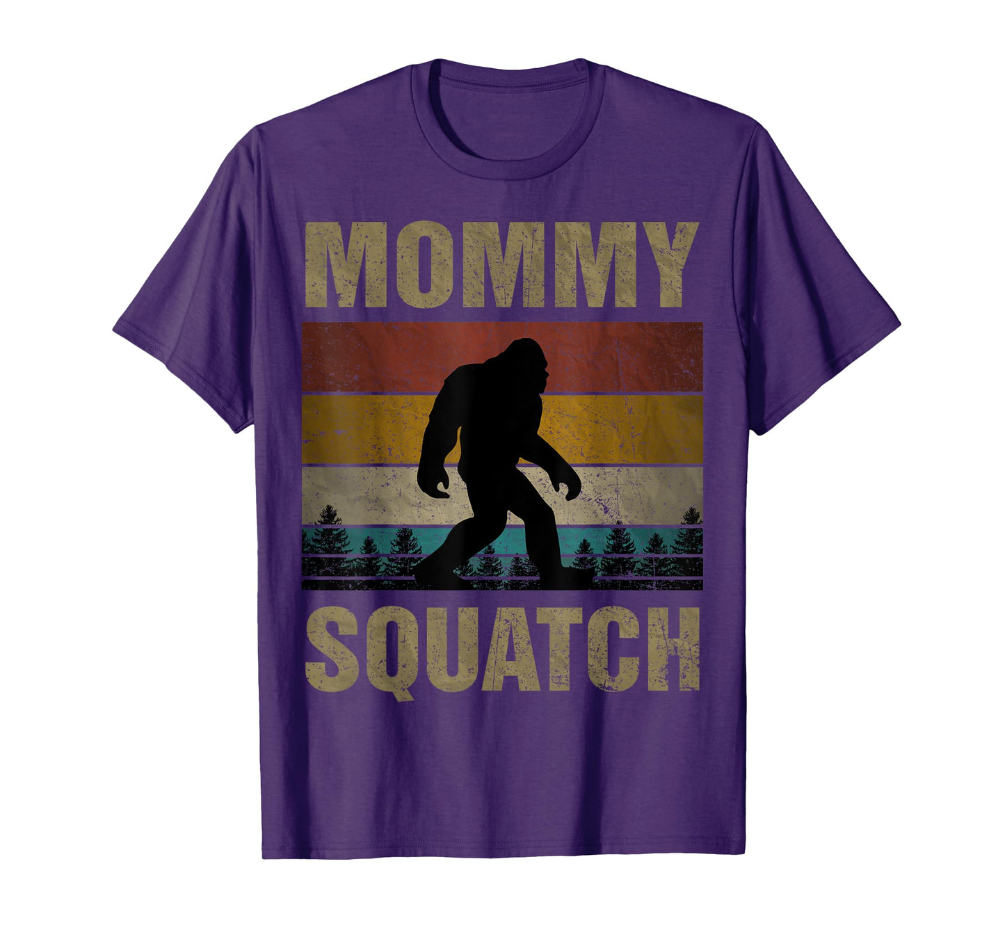 Mommy Squatch Bigfoot Mommy Sasquatch Yeti Family Matching T-Shirt