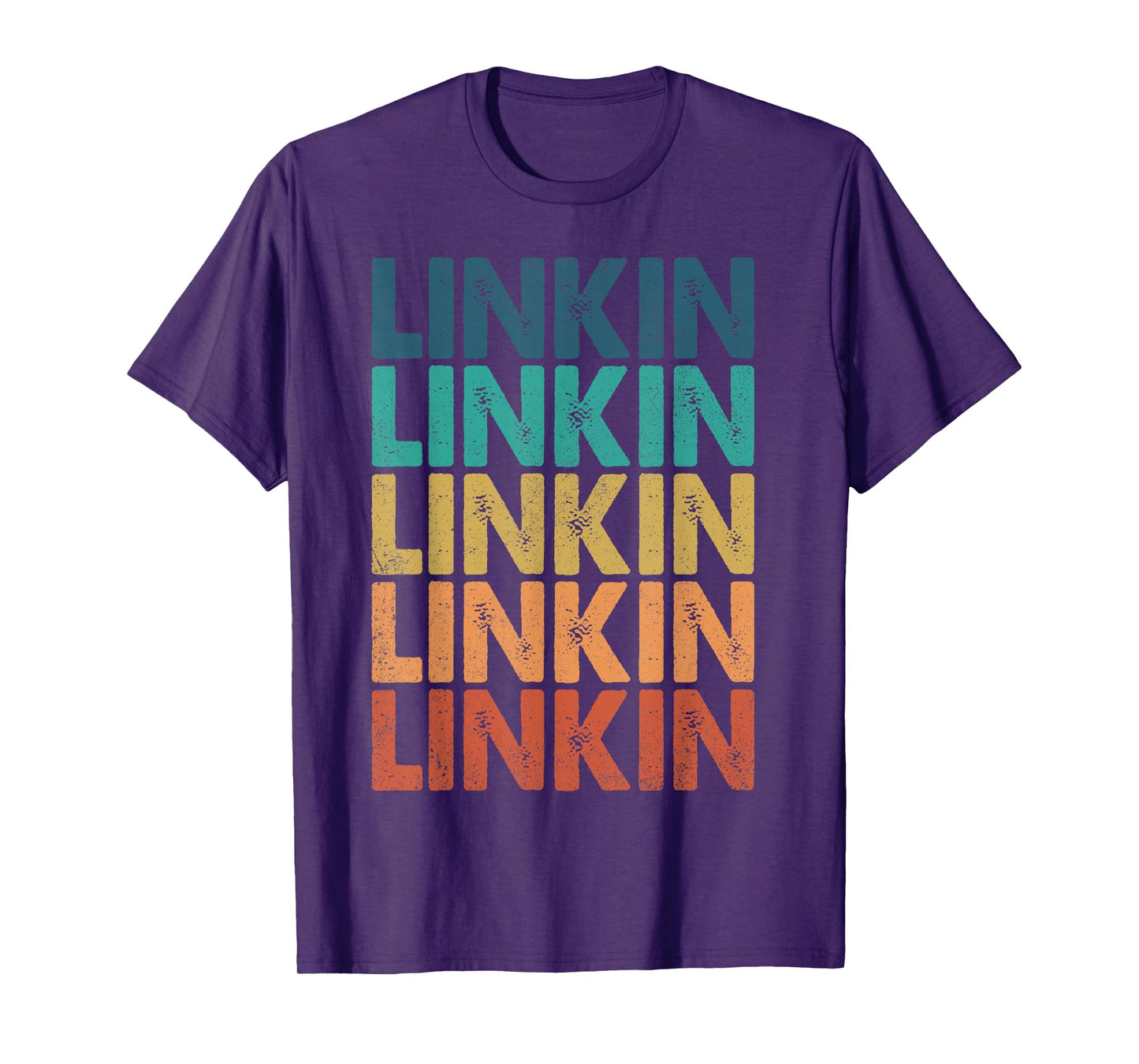 Vintage Linkin Personalized Name I Love Linkin Retro Meme T-Shirt