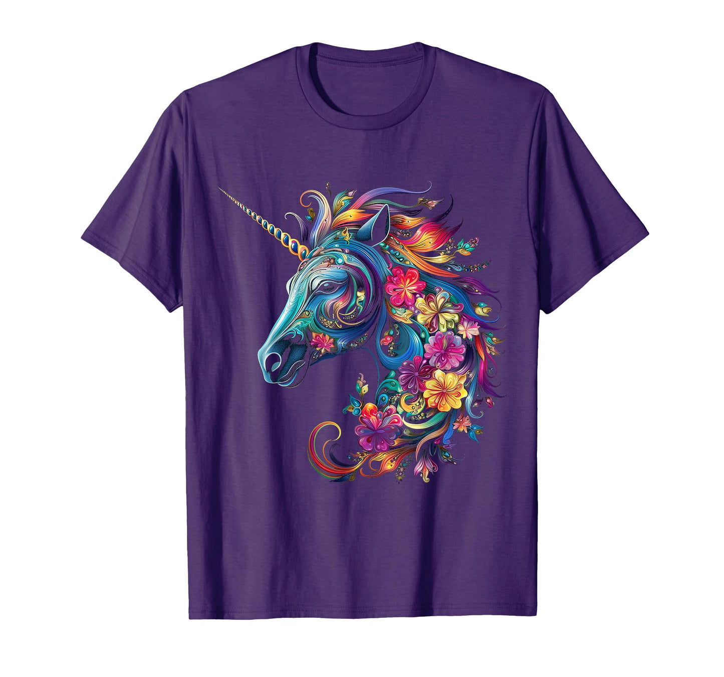 Unicorn Rainbow Animal Graphic Artwork Unicorn T-Shirt
