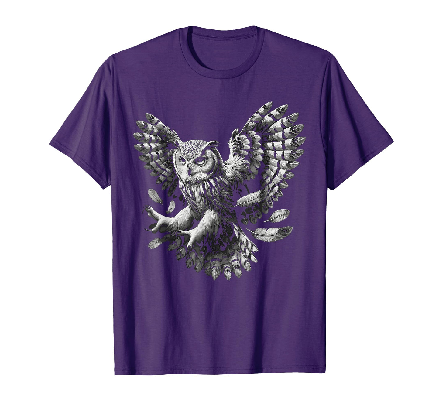 Owl Bird Art Animal Owl T-Shirt