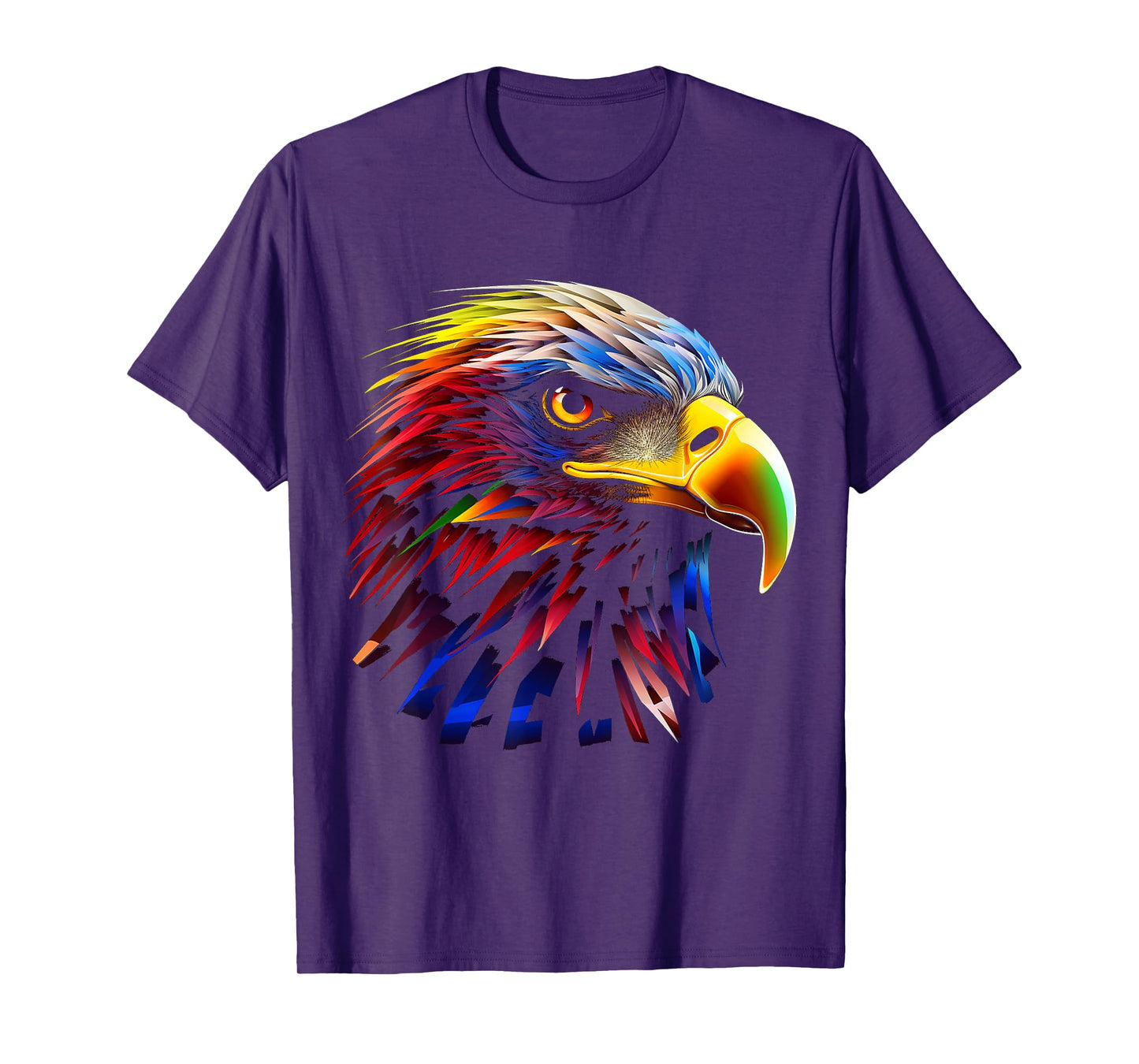 Eagle Fantasy Art Animal Colorful Graphic Bird Eagle T-Shirt