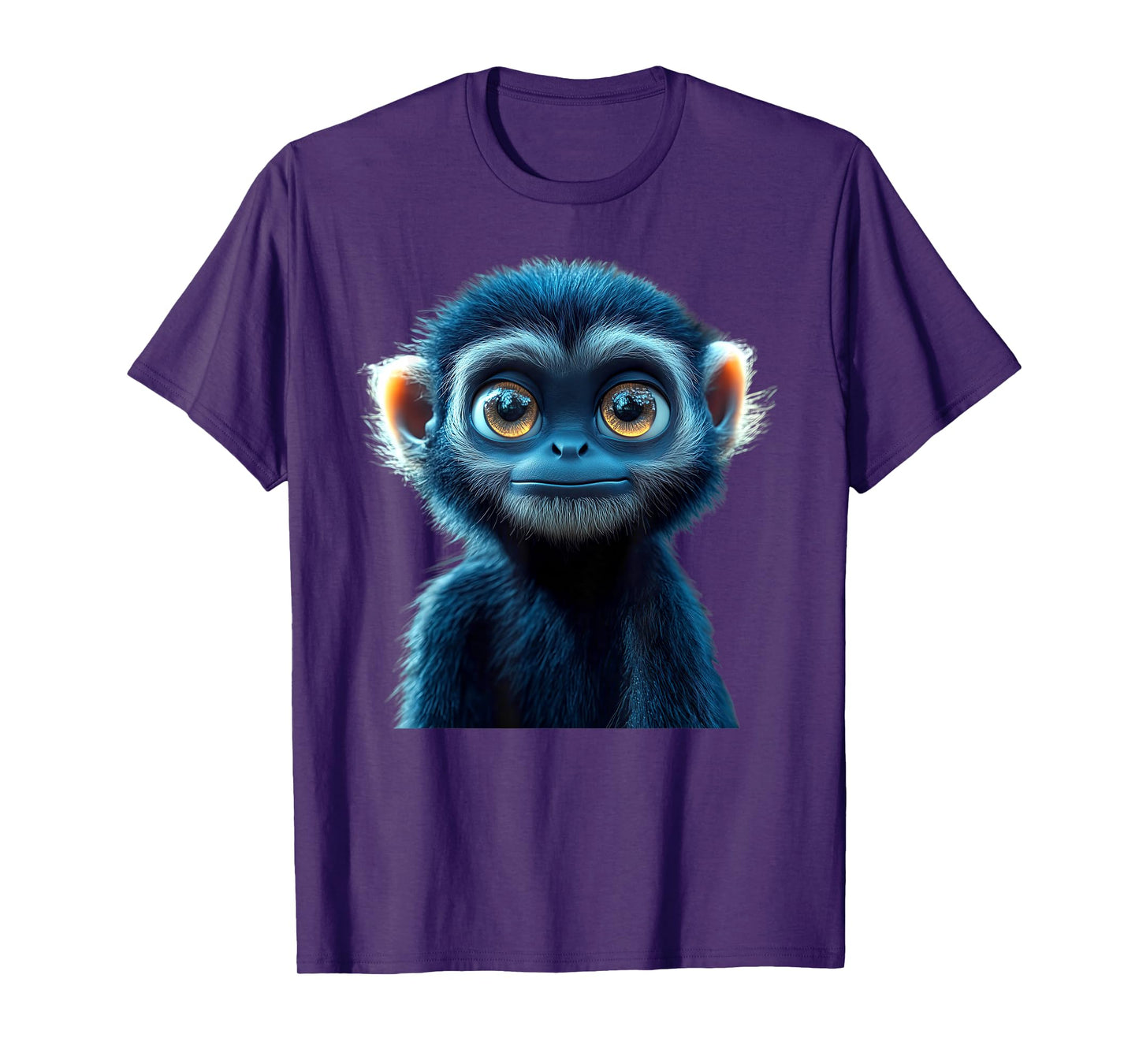 Gibbon Monkey Baby Monkeys Apes Lar Gibbons Cute Monkey T-Shirt