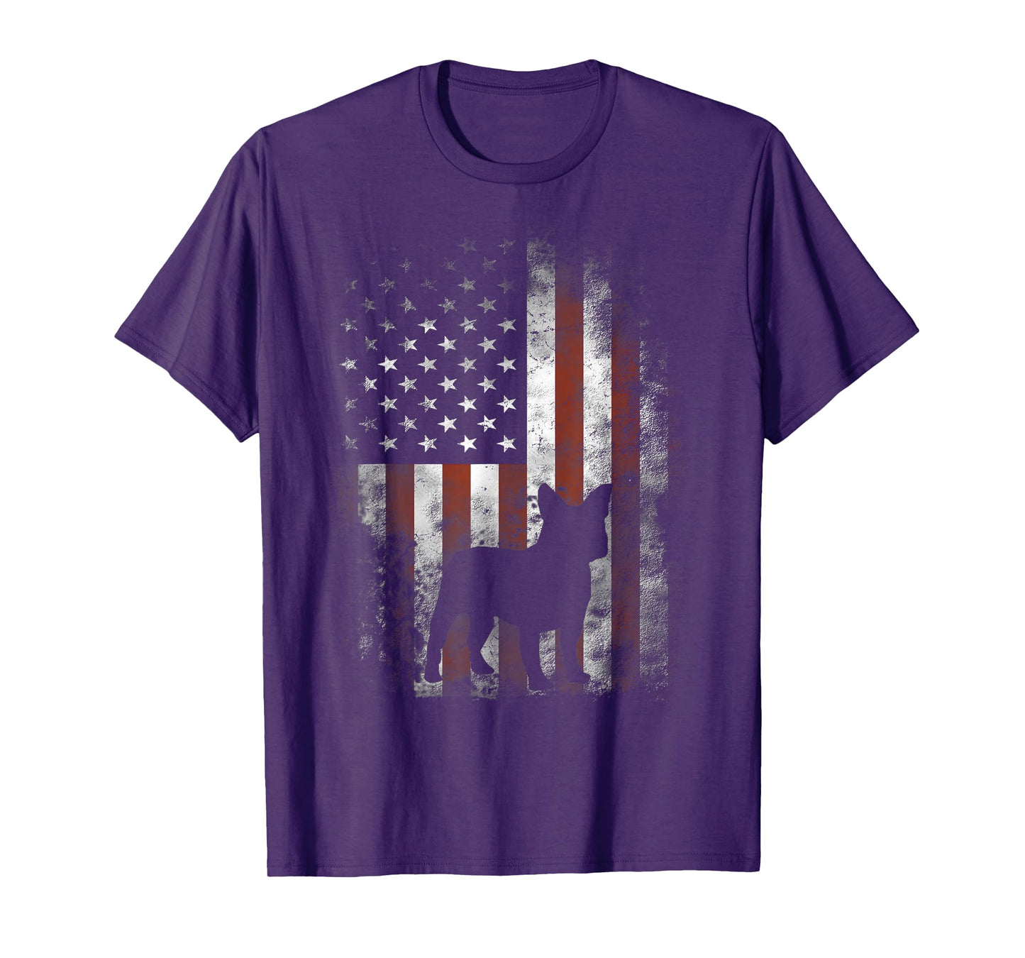 French Bulldog T-Shirt American Flag Patriotic 4th Of July T-Shirt for Women Kids Men