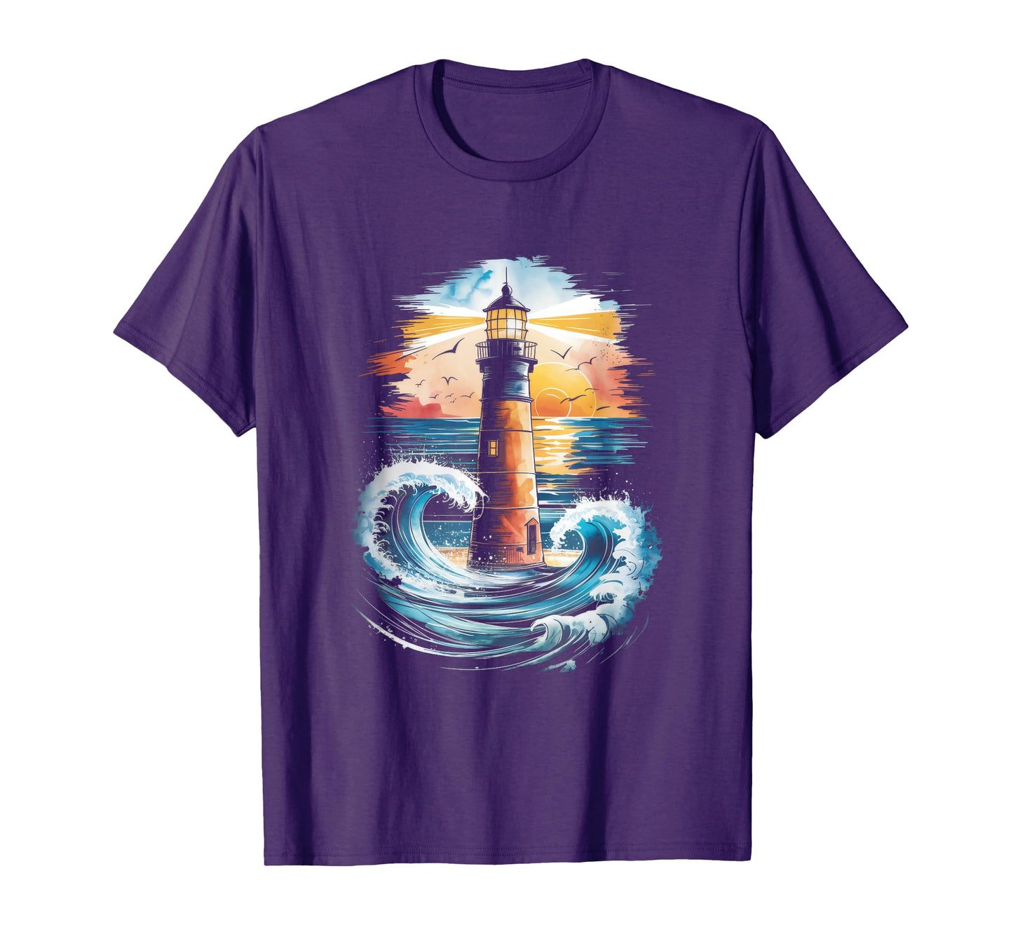 Lighthouse Tattoo Art Lighthouse Nautical Vintage T-Shirt