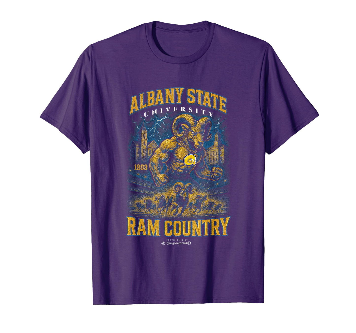Albany State University - The Yard HBCU Bootleg - ASU T-Shirt