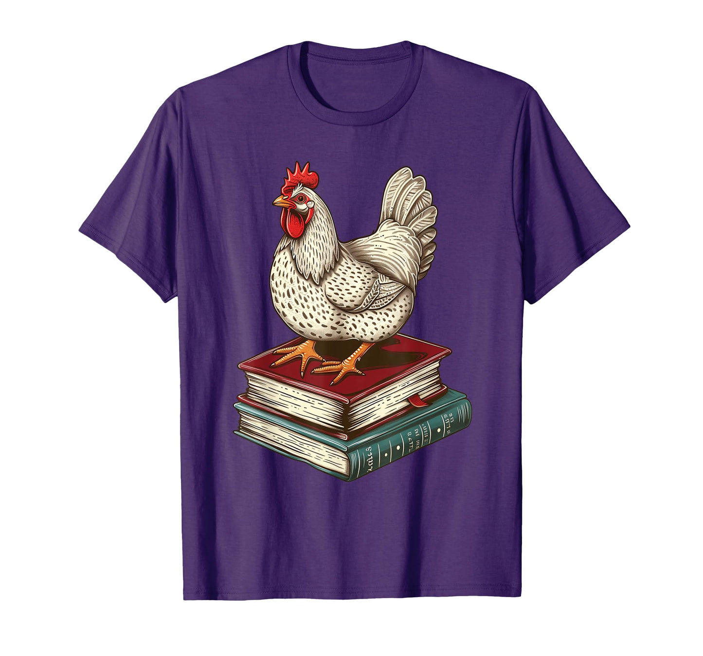 Chicken Books Back To School First Day Of School Boys Girls T-Shirt