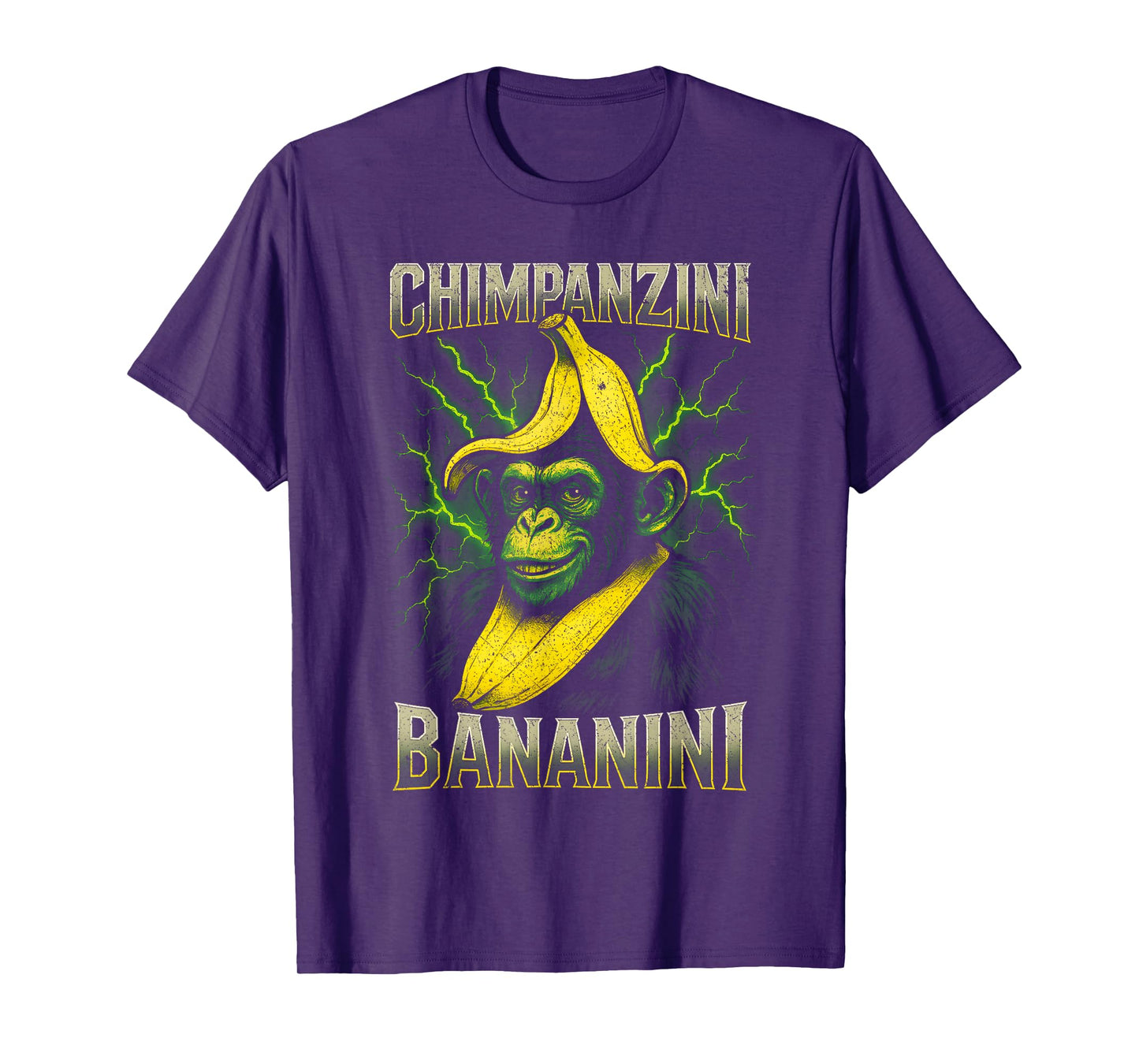 Chimpanzini Bananini Meme Monkey Chimp Italian Brainrot T-Shirt