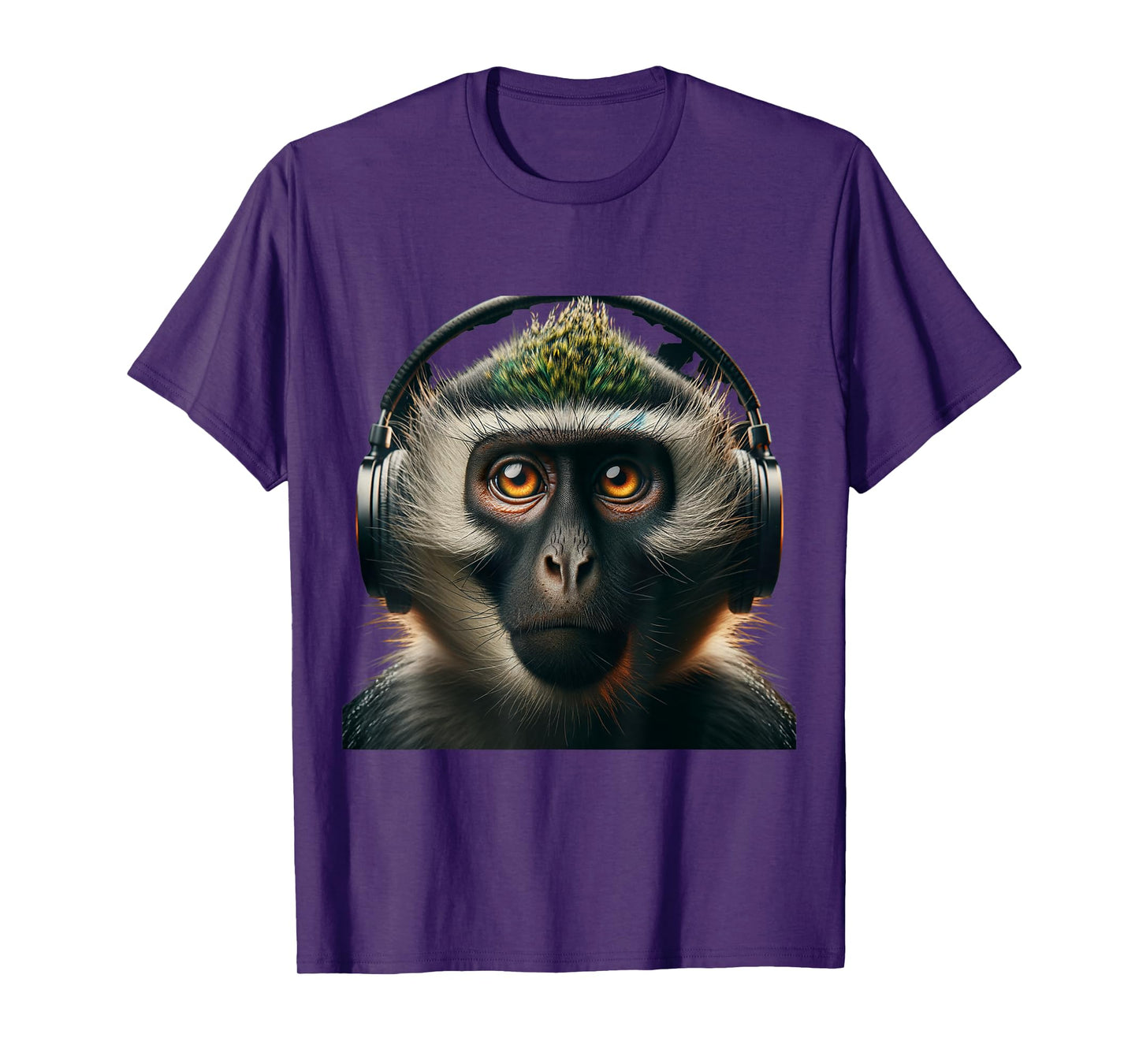 Vervet Monkey Shirt Monkey Portrait Wildlife Exotic Ape Face T-Shirt