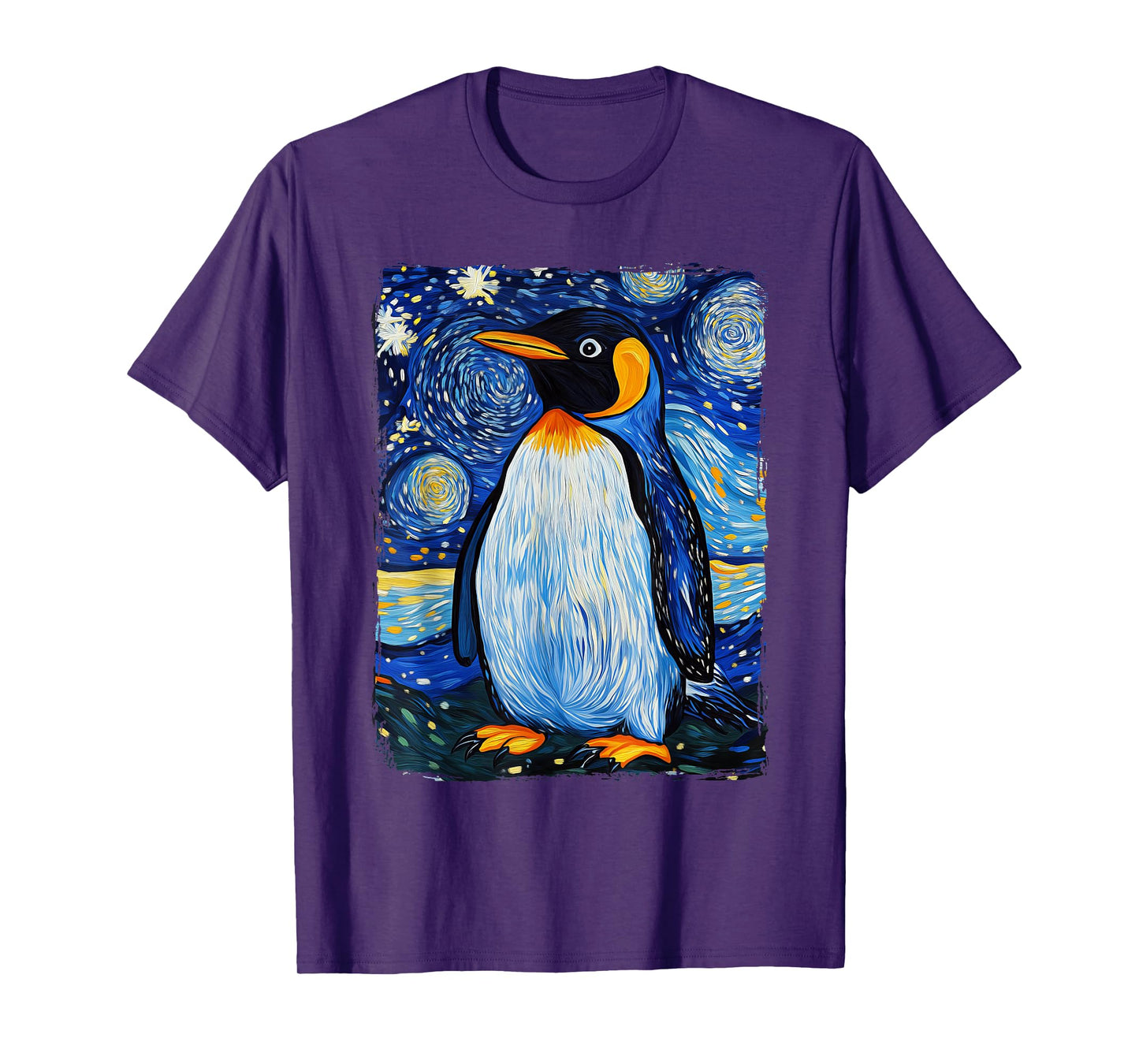 Penguin Starry Night T-Shirt