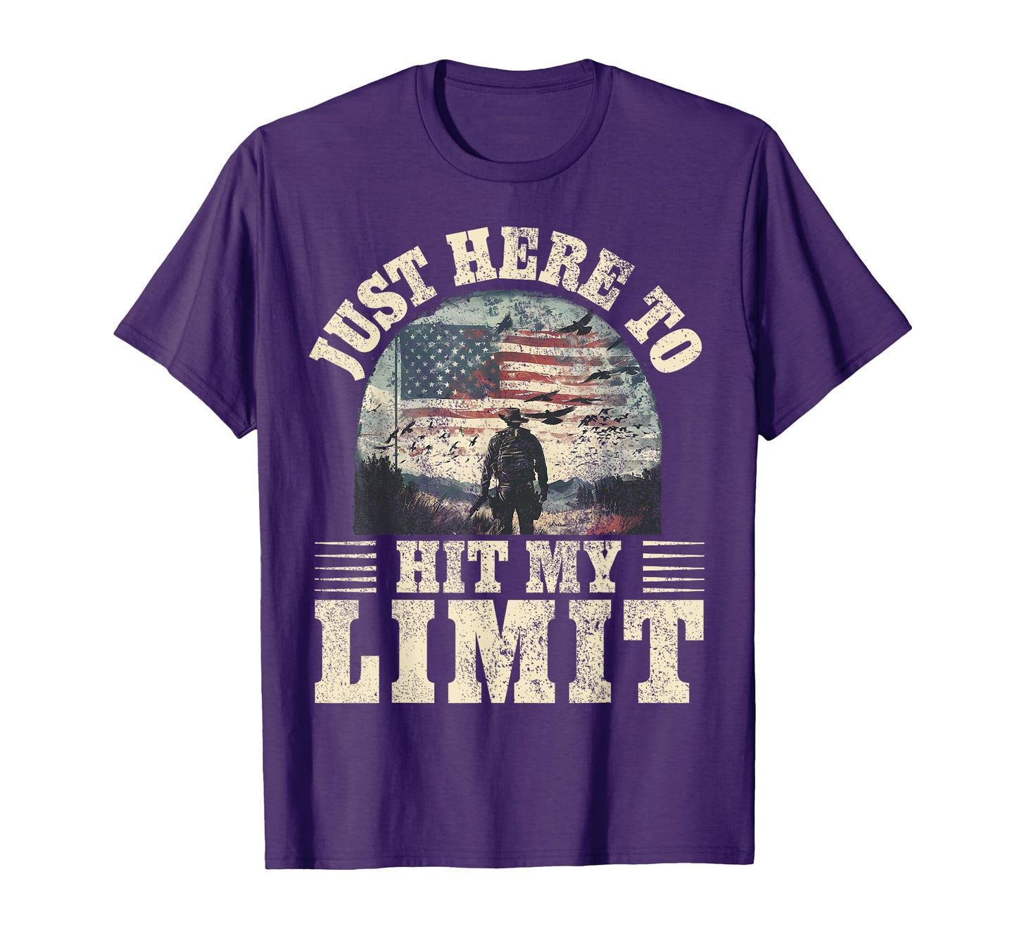 Dove Hunting - Here To Hit My Bag Limit Dove Hunter T-Shirt