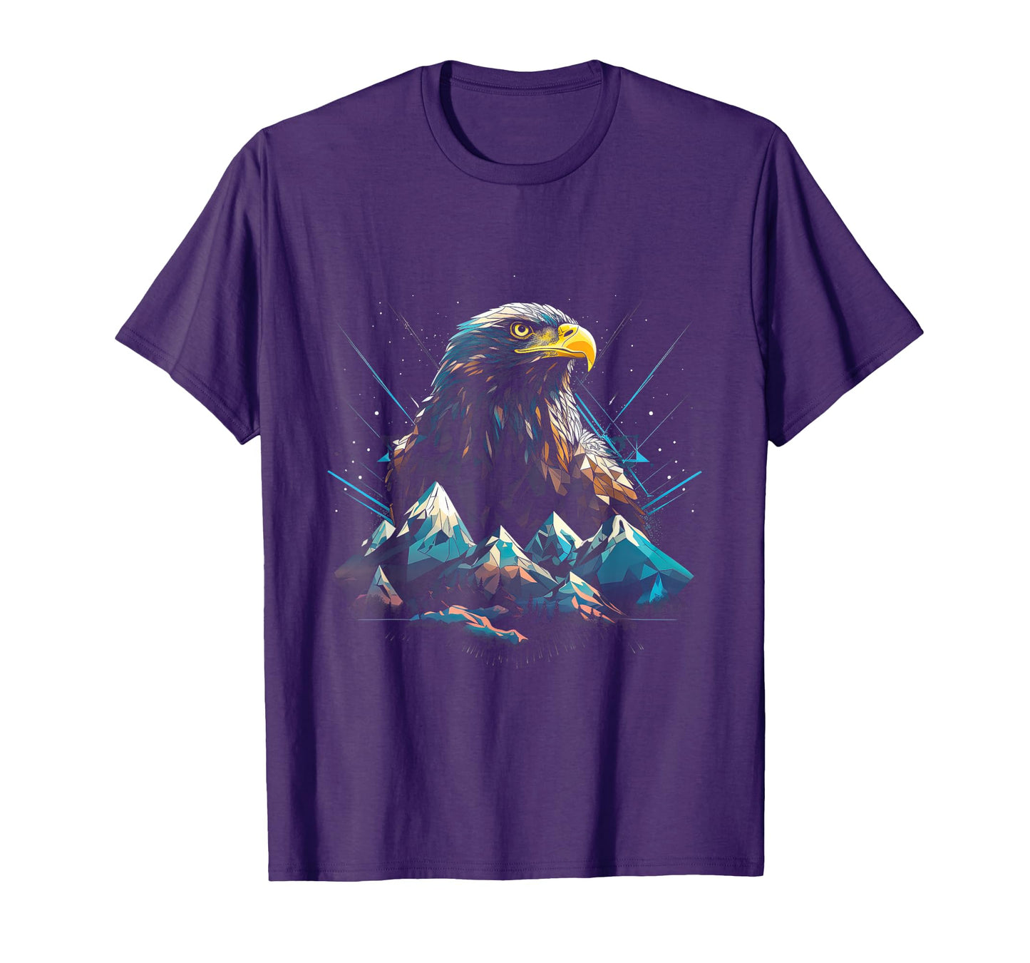Bald eagle Bird Nature Usa Lightning T-Shirt