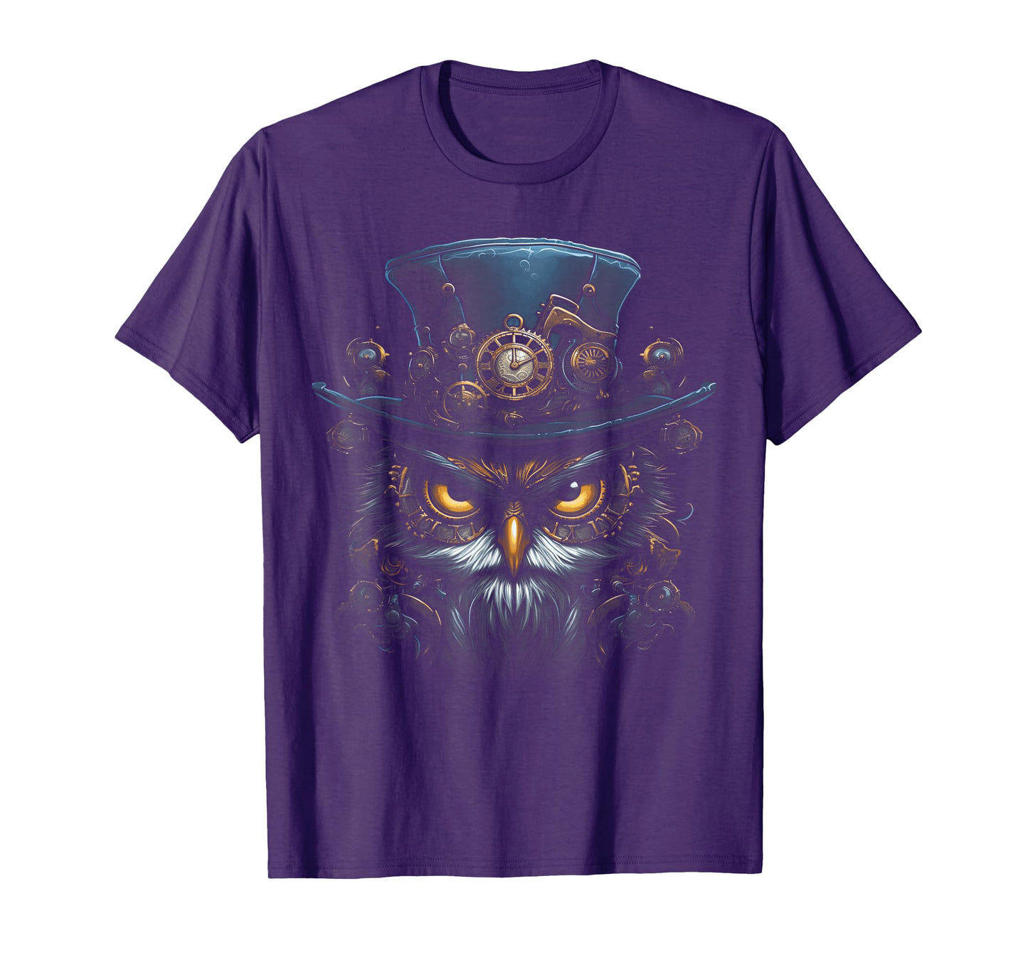 Steampunk Mechanical owl Victorian Bird T-Shirt