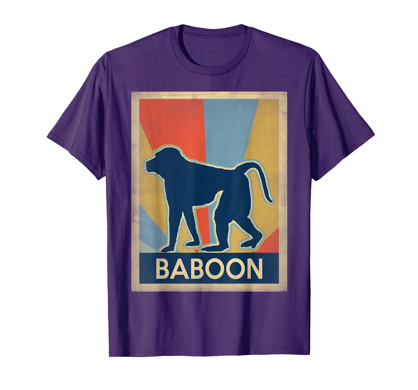 Vintage Style baboon T-Shirt