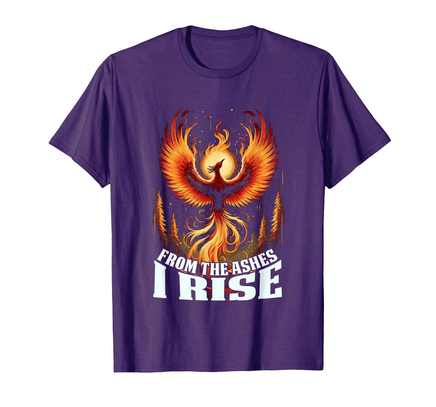 Phoenix From The Ashes I Rise Bird Fantasy Gifts For Lovers T-Shirt