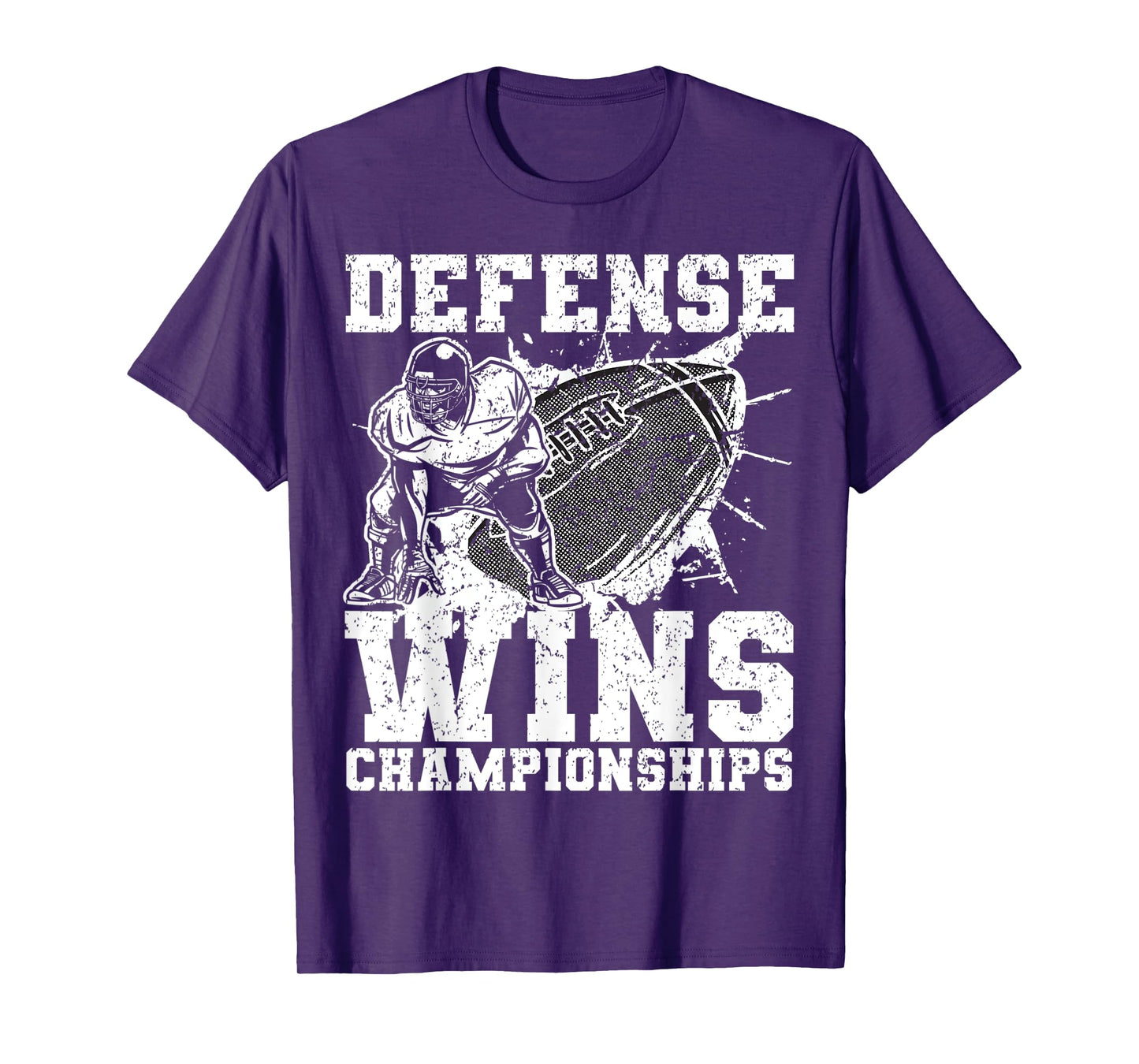 Defense wins Championships | Football Defence Lineman T-Shirt