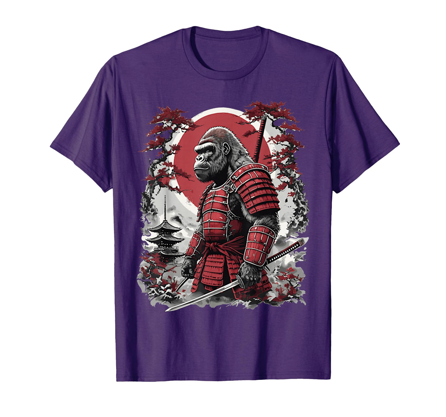 Vintage Samurai Bigfoot Japanese Art Ukiyo-e Art Funny T-Shirt