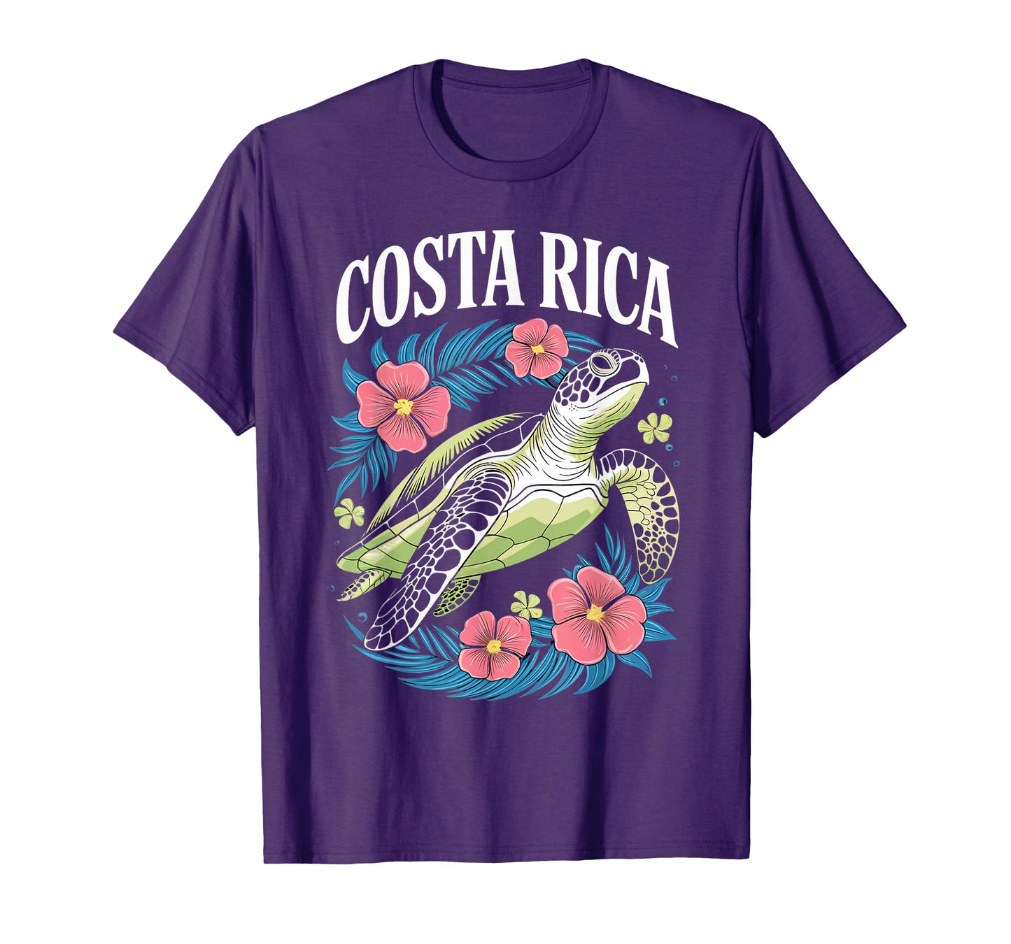 Costa Rica Turtle Sea Vacation Tropical Pura Vida Costa Rica T-Shirt