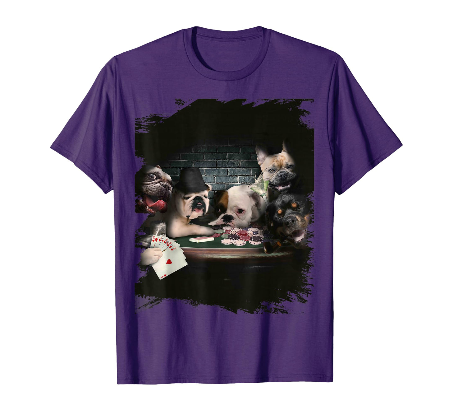 Fun Playing Cards for Dogs and Dogs Poker Player T-Shirt