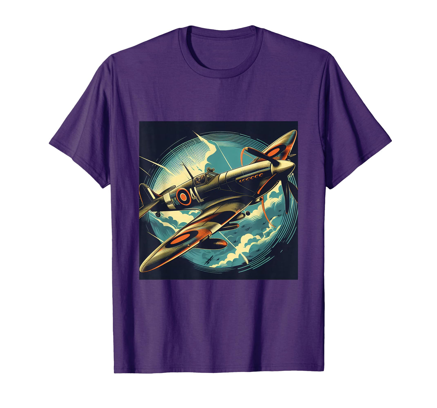 Spitfire Iconic WW2 Airplane Warbird T-Shirt