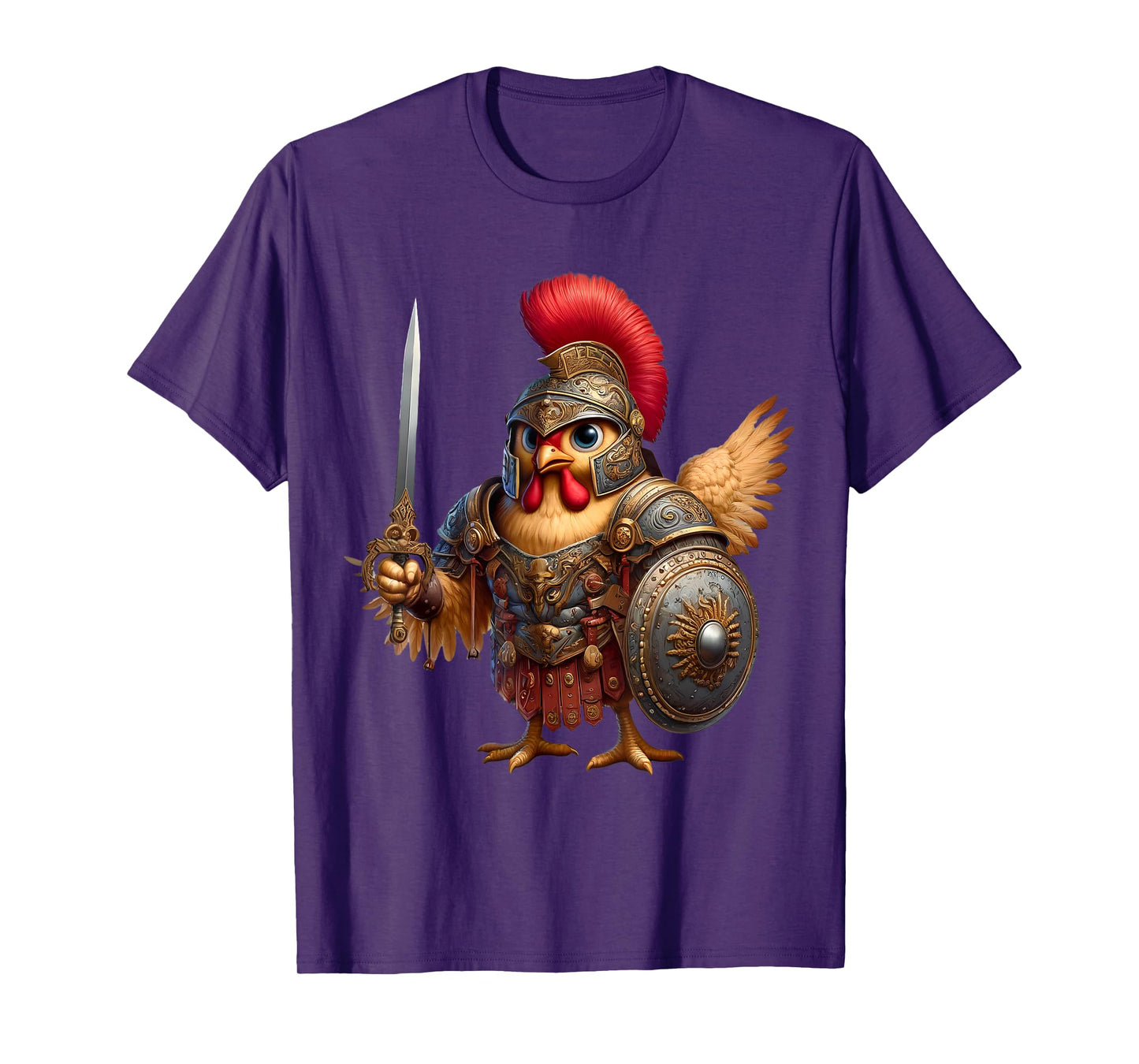 Chicken Gladiator Ancient Rome SPQR Men Women Kids T-Shirt