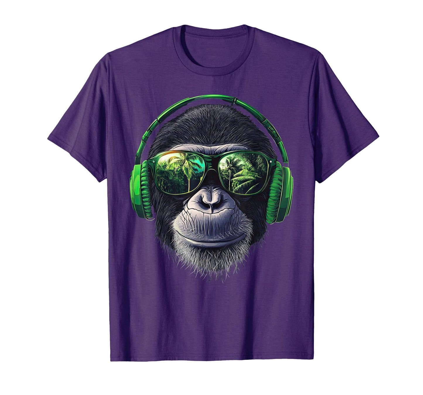 Funny Monkey with sunglasses cool Graffiti Urban art street T-Shirt