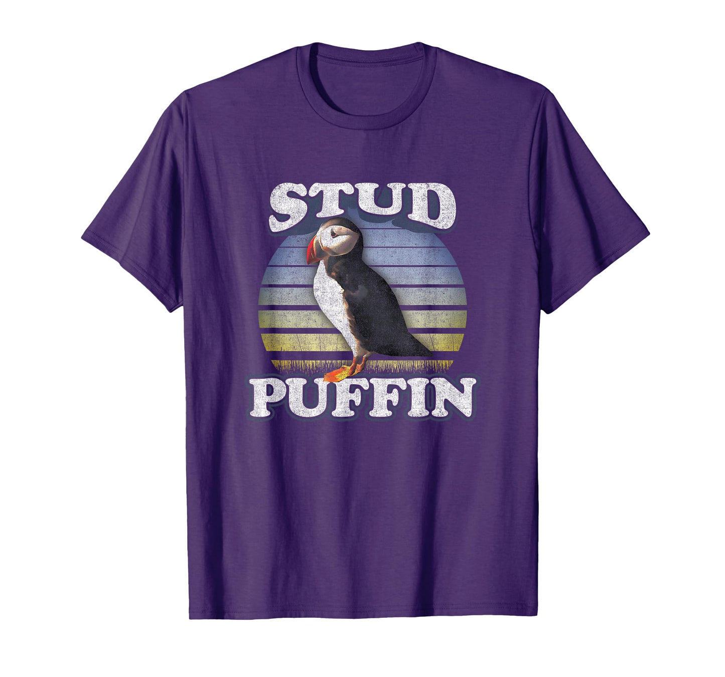 Funny Stud Muffin Vintage Retro Style Stud Puffin T-Shirt