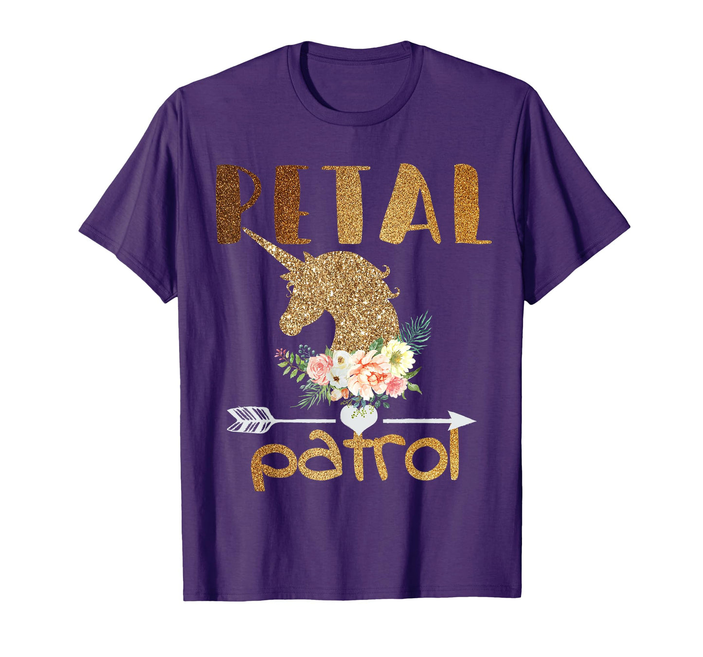 Petal Patrol Wedding Gift Flower Girls Bridal Party Cute T-Shirt