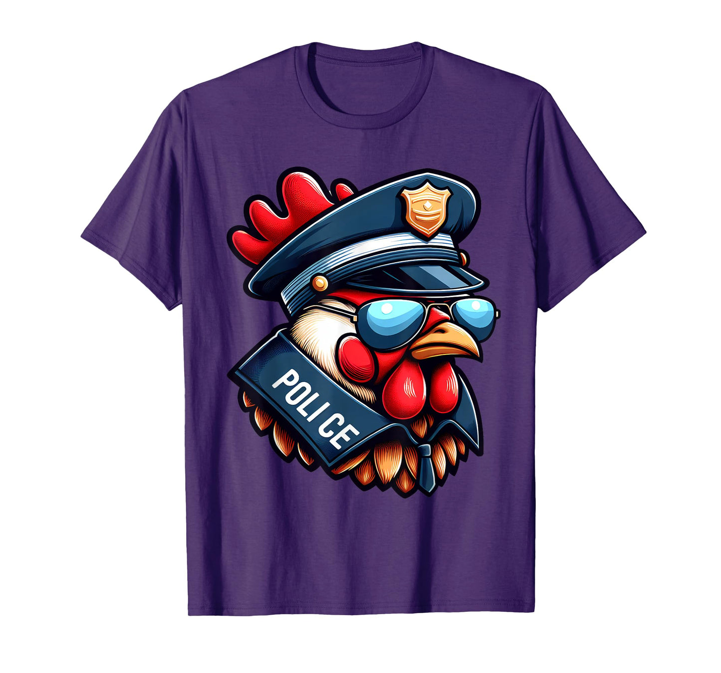 Chicken Policeman T-Shirt