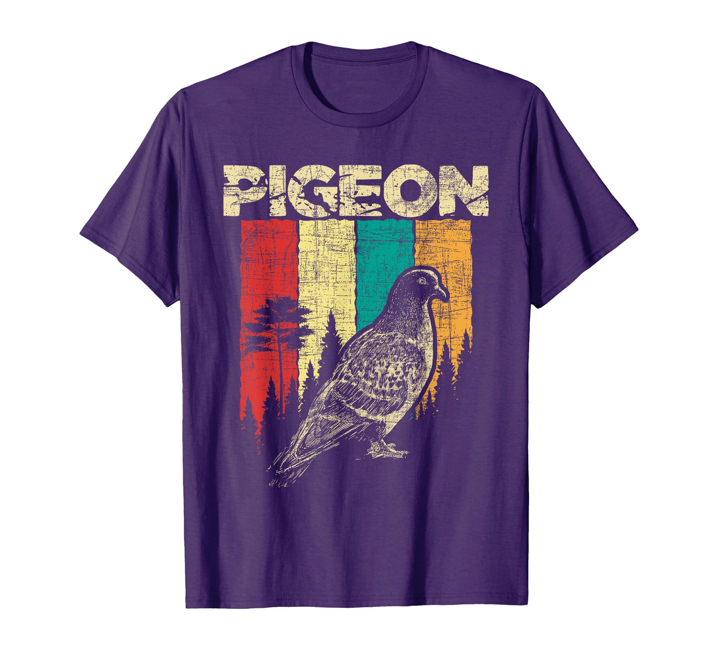 Retro Pigeon Racing - Birdwatching Bird Lover Ornithologist T-Shirt