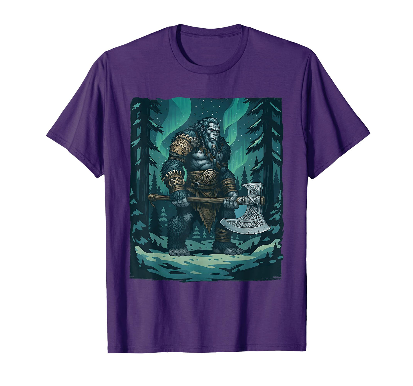 Viking Bigfoot - Sasquatch Yeti Cryptids T-Shirt