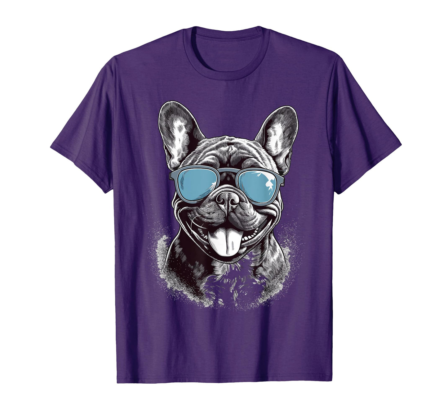 French Bulldog With Sunglasses Men Women Girls Kids T-Shirt