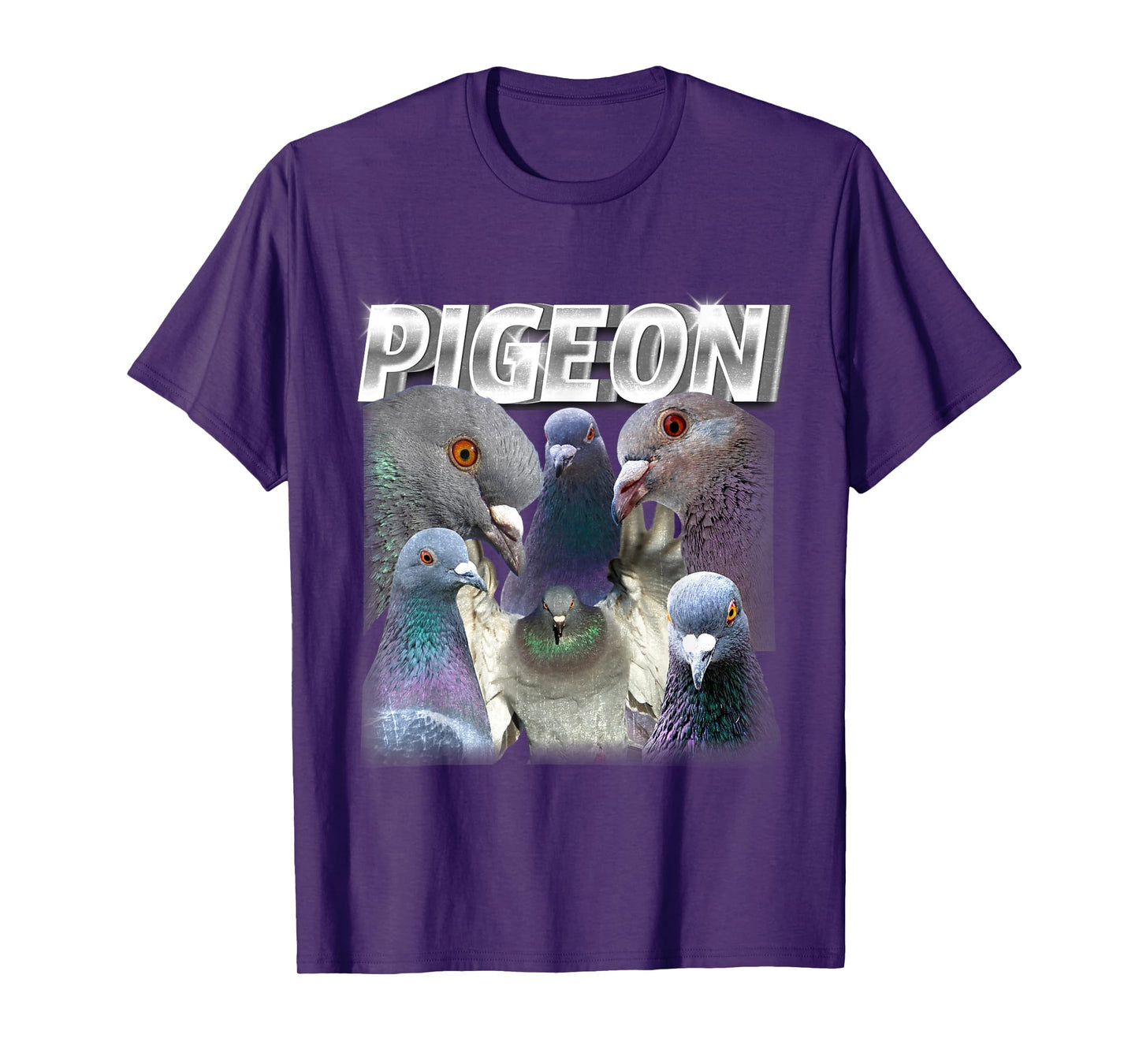 Funny Cute Pigeon Bootleg Rap Vintage Cool Bird 90s 2000s T-Shirt